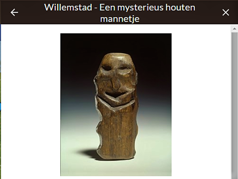 Een mysterieus houten mannetje