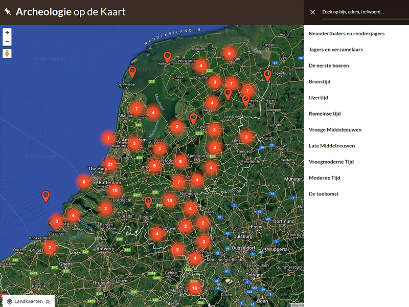 Archeologie op de Kaart